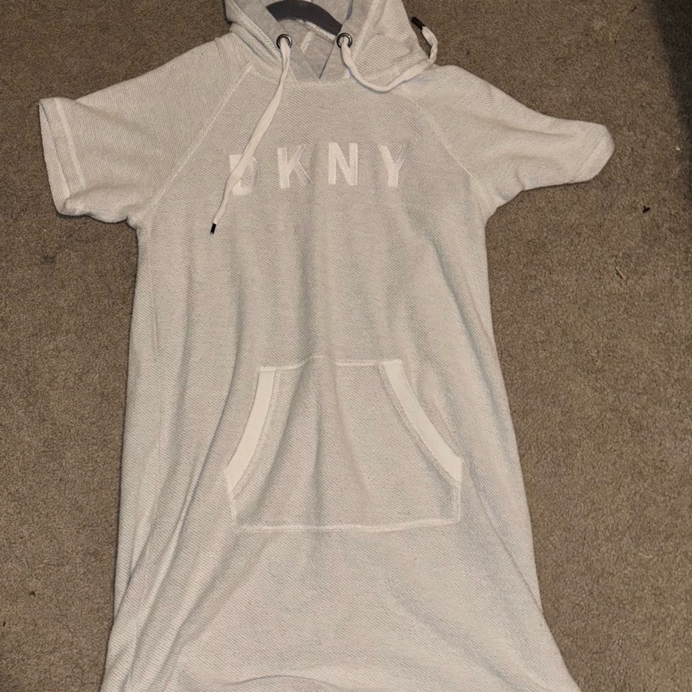 DKNY Sport Light Gray Swim Coverup Dress